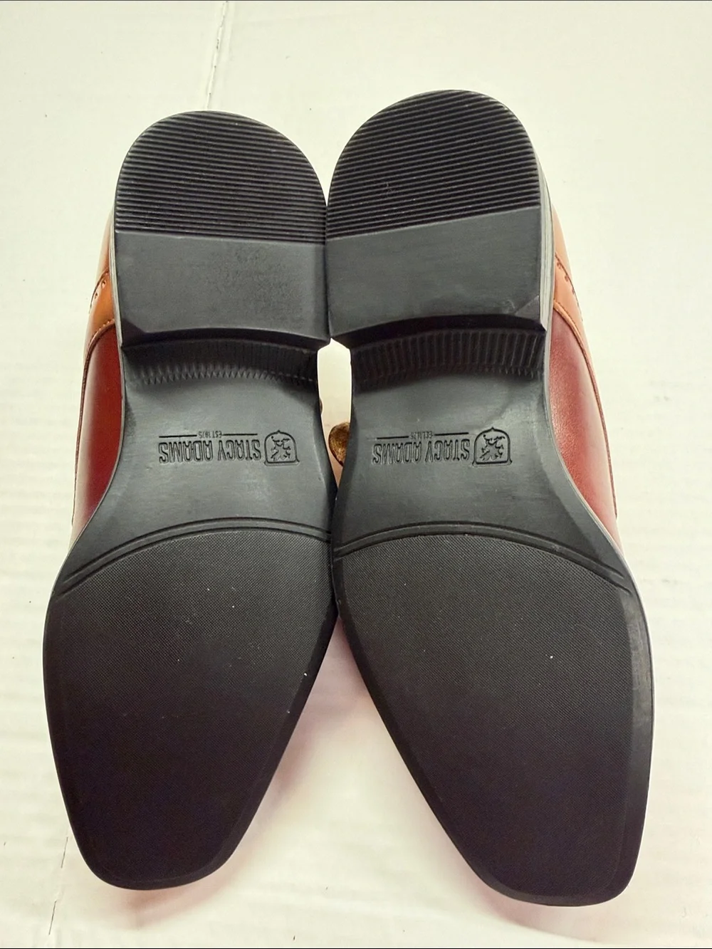 Stacy Adams Saxton Monk Strap Dress Shoes Two Toned Design Boys Size 1 NWOT